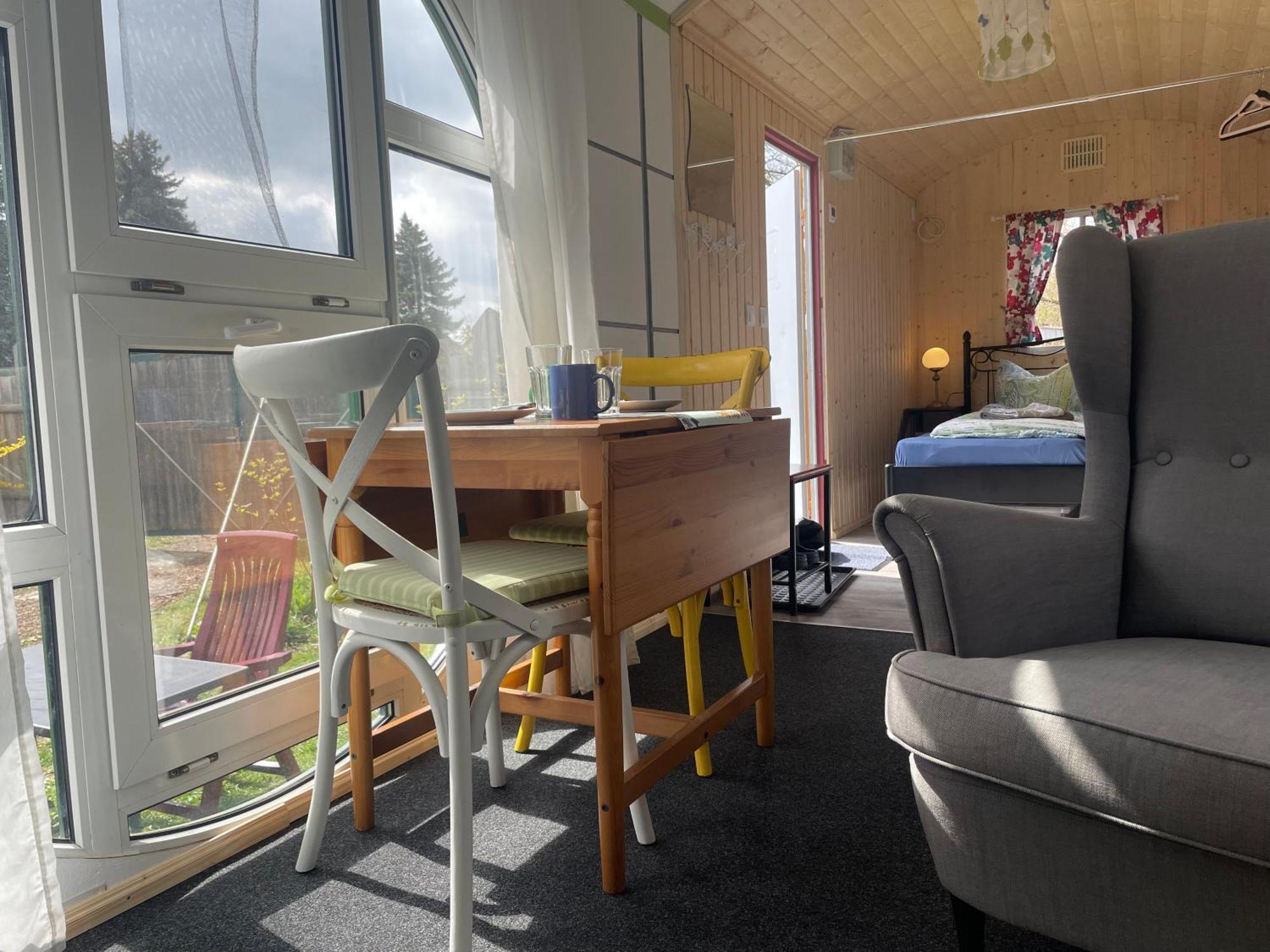 Bauwagen Villa Maibeere Radebeul Bagian luar foto